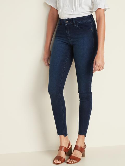 old navy step hem jeans