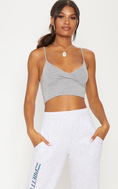 Basic Grey Jersey Bralet