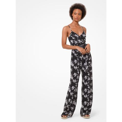 Mono De Georgette Con Estampado Floral