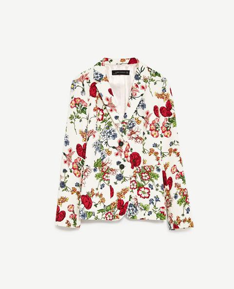 Chaqueta Estampado Flores