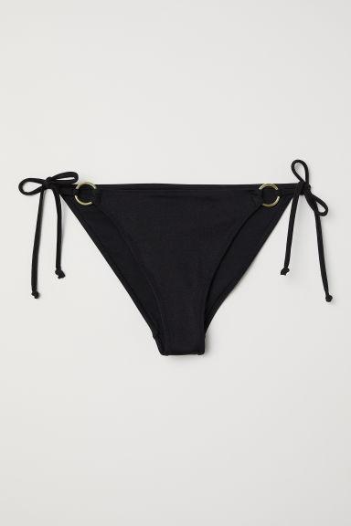 H & M - Slip Bikini A Tanga - Nero