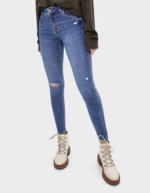 Jeans Push Up Mid Waist