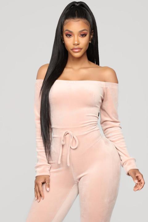need a hug velour jumpsuit