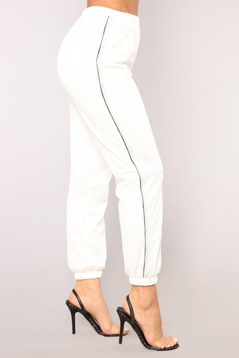 Adina Joggers - White