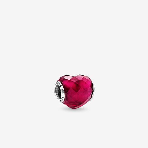 Charm Cuore Fucsia
