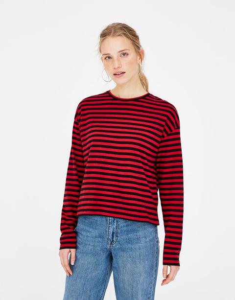 Long Sleeve Striped T-shirt