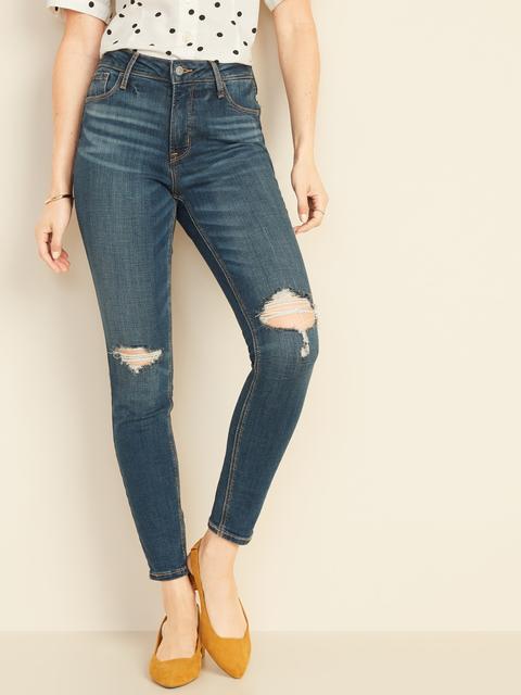 high rise rockstar skinny jeans