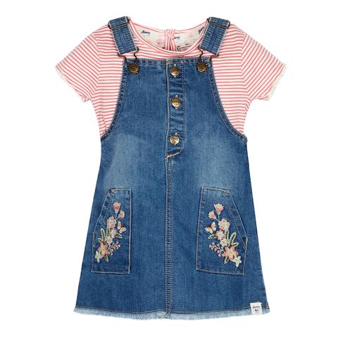 denim pinafore dress debenhams