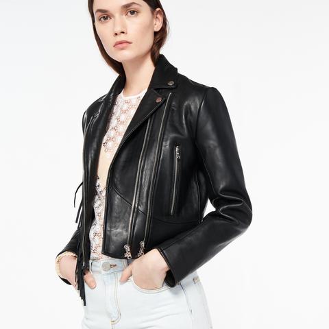 Fringed Leather Jacket