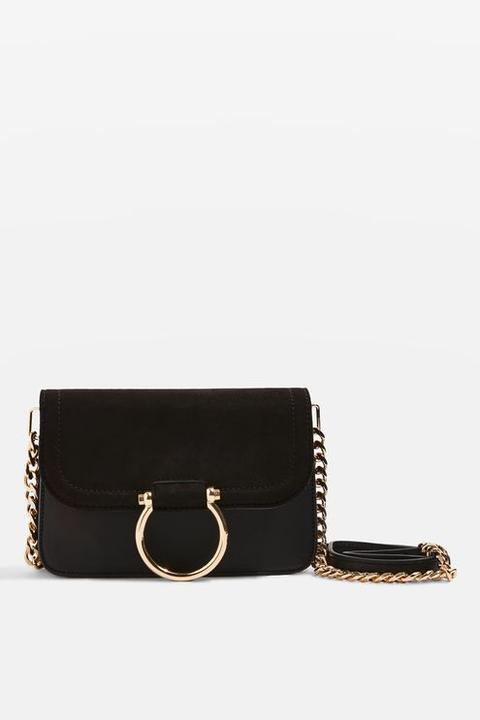 Remy D-ring Pu Cross Body Bag