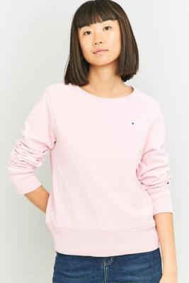 champion pink sweatshirt womens