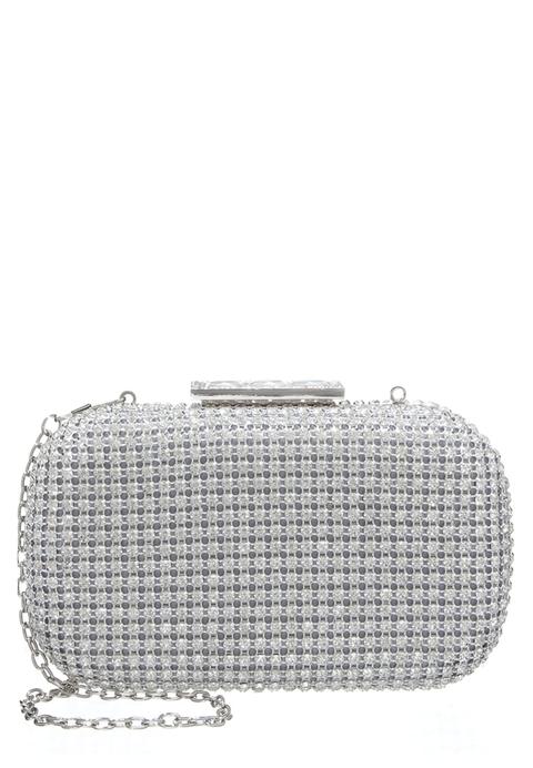 Aldo Krotine Clutch Silver