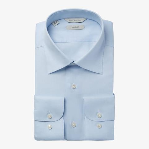 Light Blue Oxford Traveller Shirt