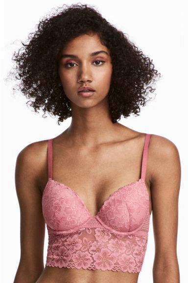 Bralette Push-up In Pizzo