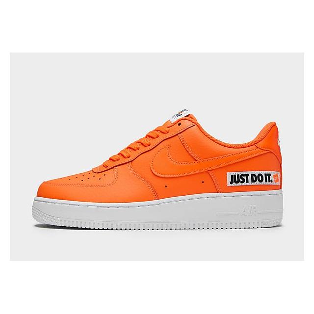 orange just do it nike shoes