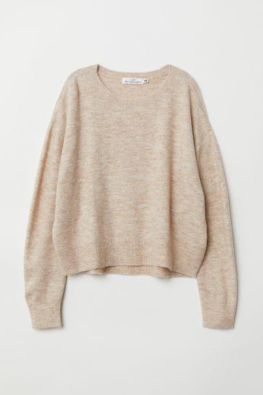 Feinstrickpullover - Beige - Damen