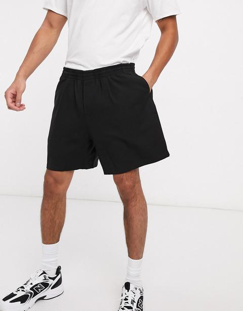 Weekday Dominic Shorts In Black