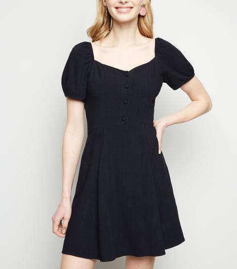 black milkmaid dress