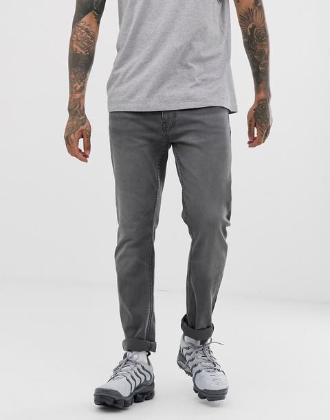 Burton Menswear Slim Jeans In Grey