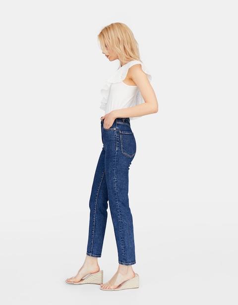 Jeans Mom Slim Fit Jeans Medio