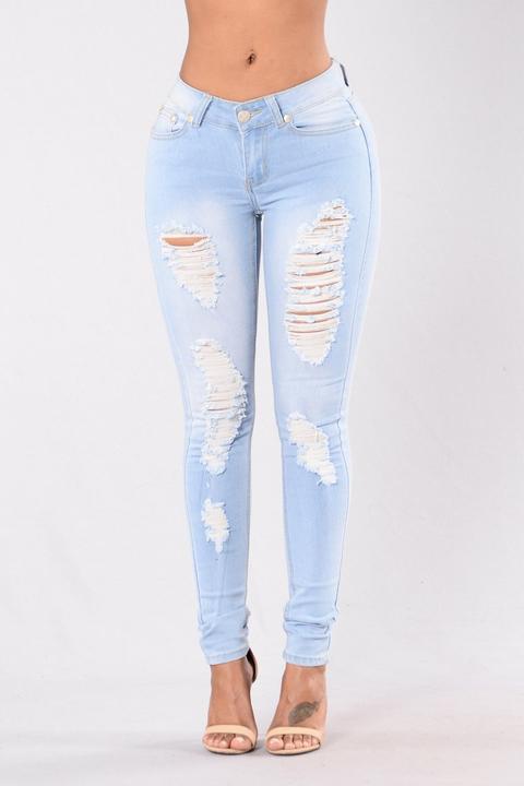 Pure Distress Jeans - Light