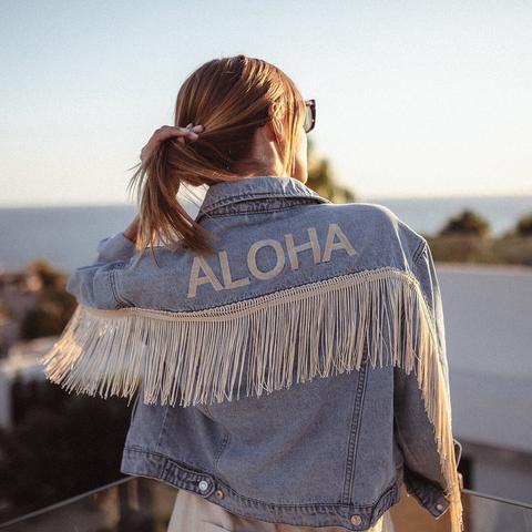 Purelei 'aloha' Veste En Jean & Pins