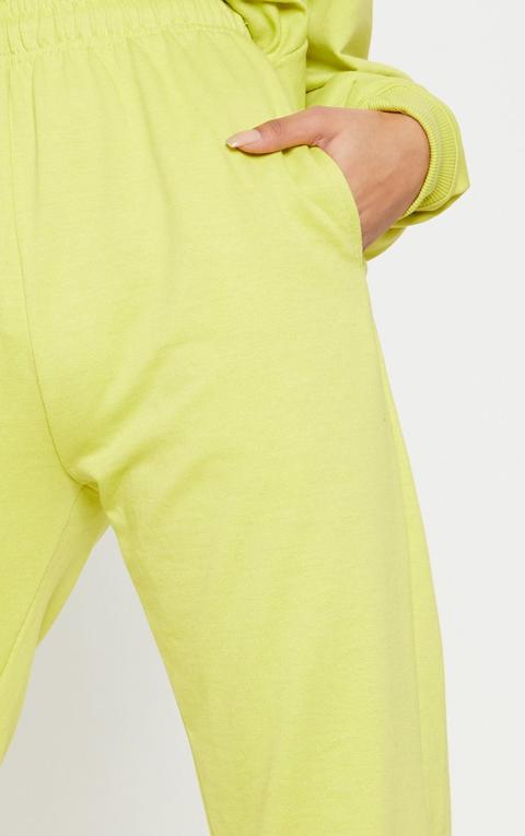Neon Lime Casual Jogger