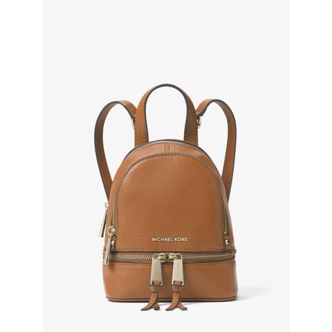 rhea mini leather backpack