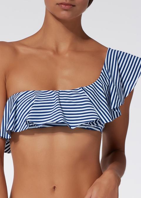 Bikini Top Monospalla Righe Kate