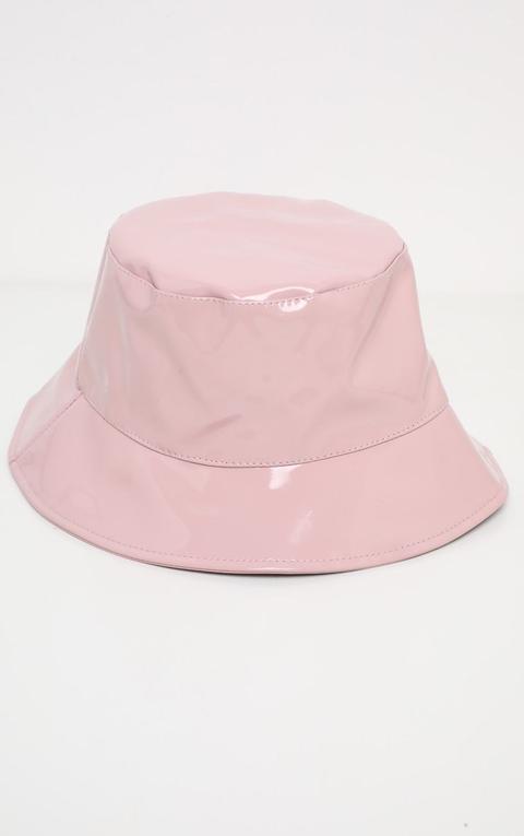 pale pink bucket hat