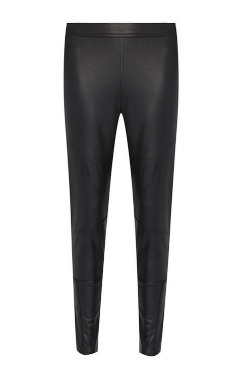 Black Coated Legging