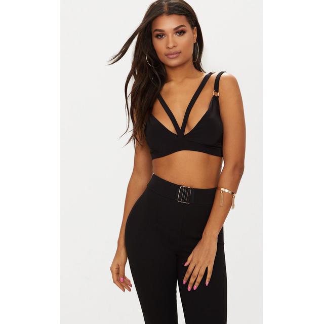 black bralette pretty little thing