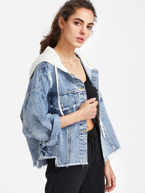 Jacket Di Jeans Strappati