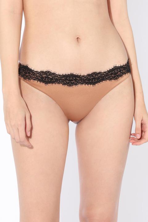 Bikini Brasiliano Inserto Pizzo Shiny Lace