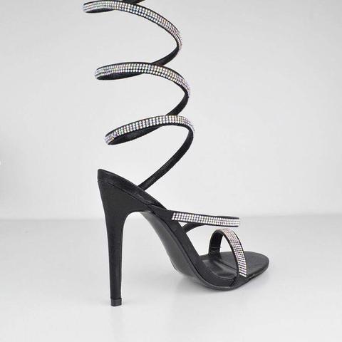 spiral wrap heels