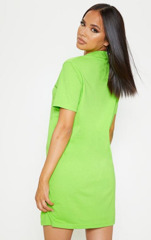 neon tee shirt dress