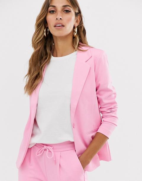 Ichi - Blazer In Jersey - Rosa