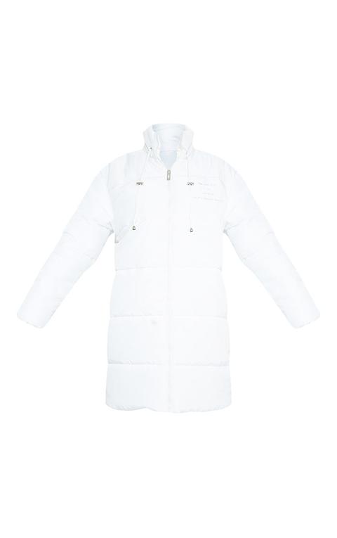 doudoune blanche oversize