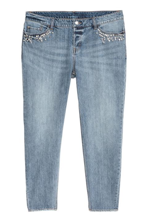 H & M - H & M+ Boyfriend Low Jeans - Blu