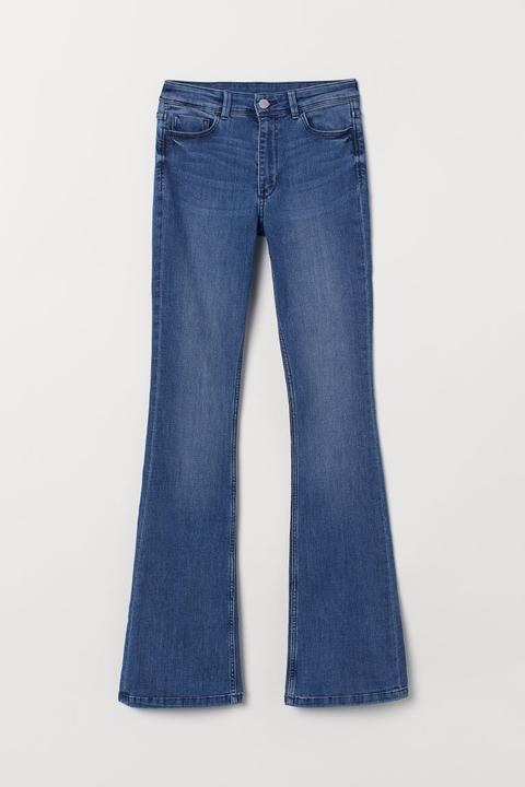 H & M - Mini Flare Regular Jeans - Blu