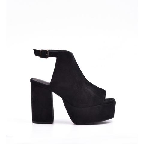 Estrada -2 Black Kidsuede Jeffrey Campbell