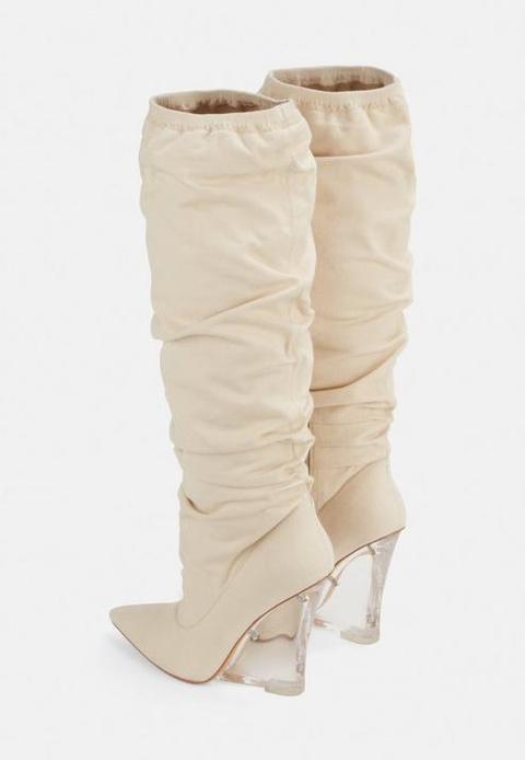 wedge slouch boots