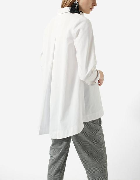 Camicia Oversize Svasata Bianco