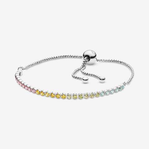 Sparkling slider clearance tennis bracelet