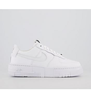 Nike Air Force 1 Pixel White White Black Sail