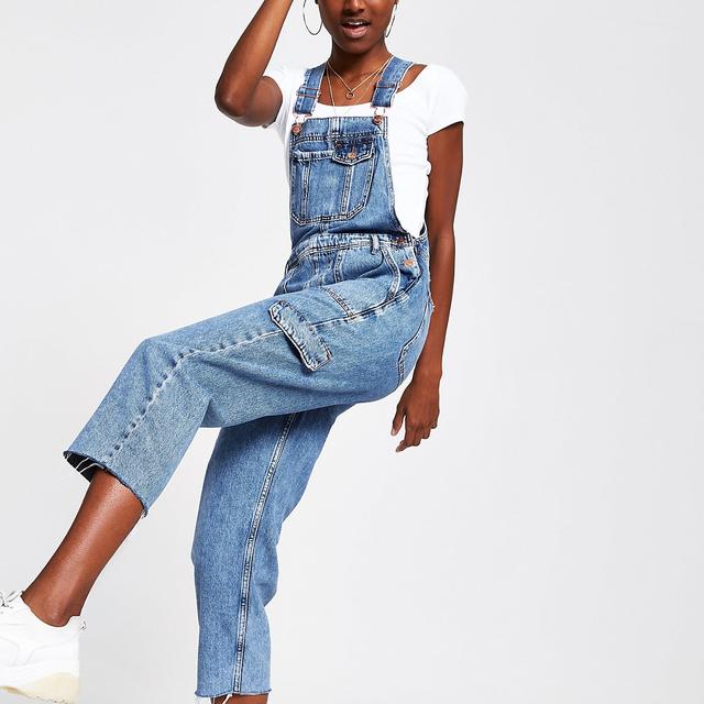 river island denim dungarees