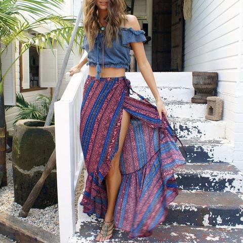 Ivani Bohemian Wrap Skirt