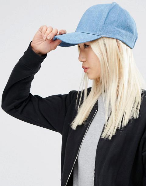 Gorra De Baseball De Denim De Asos