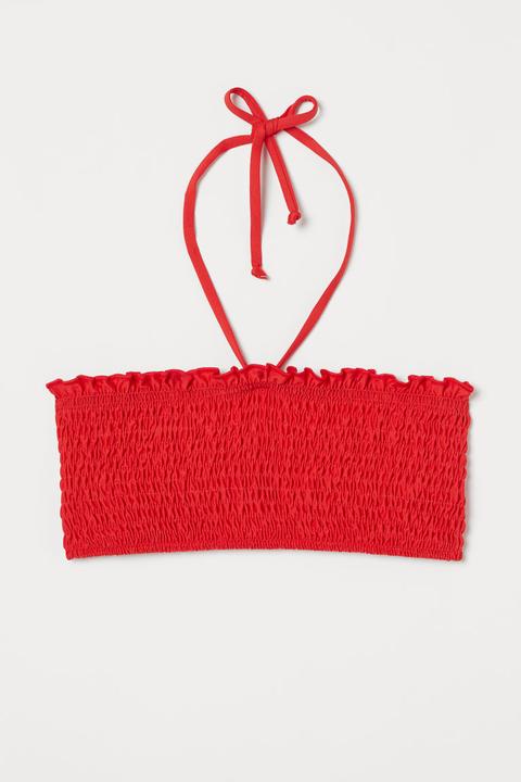 Bandeau-bikinitop - Red - Damen