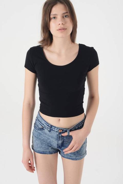 T-shirt Crop Incroci